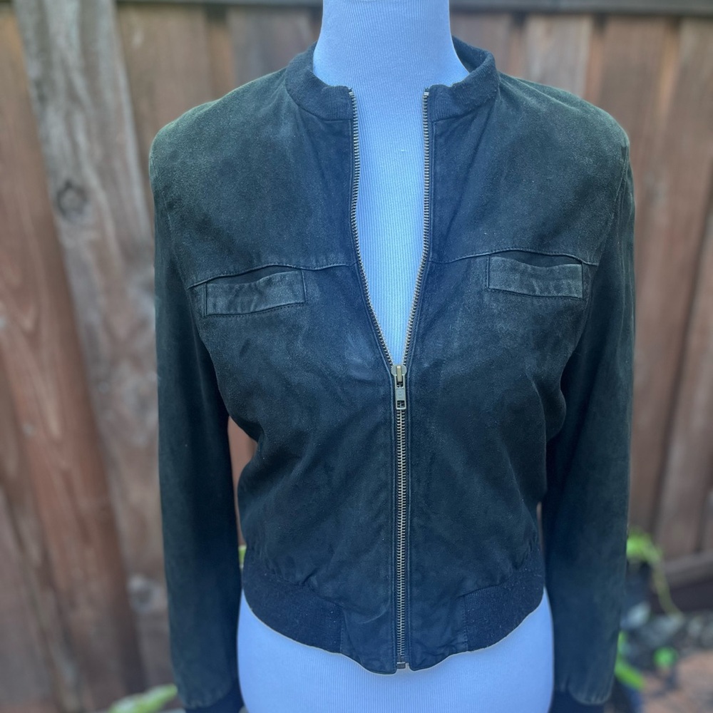 Women's Black Suede Jacket